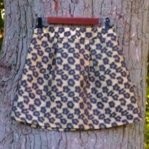 BANANA REPUBLIC Leopard Rosettes Skirt 0
